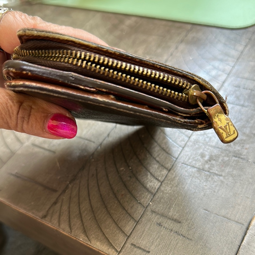 Louis Vuitton Monogram Compact Brown Zip & Snap Wallet - Picture 7 of 13
